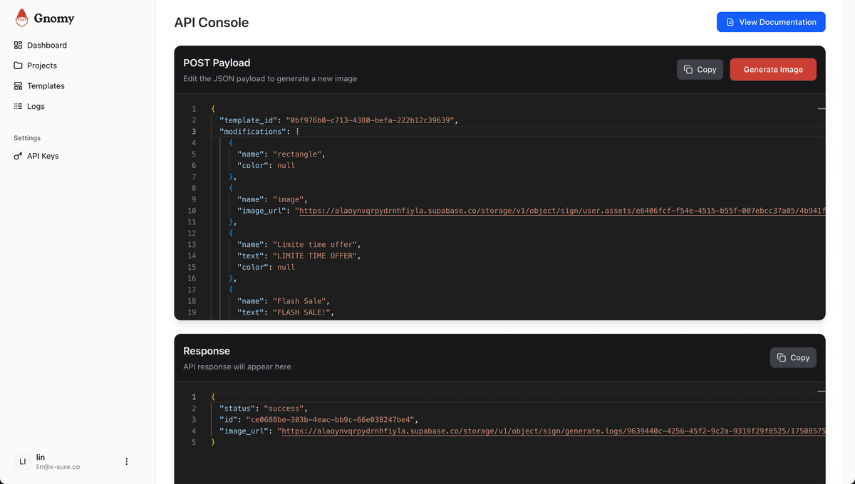Image Generation API